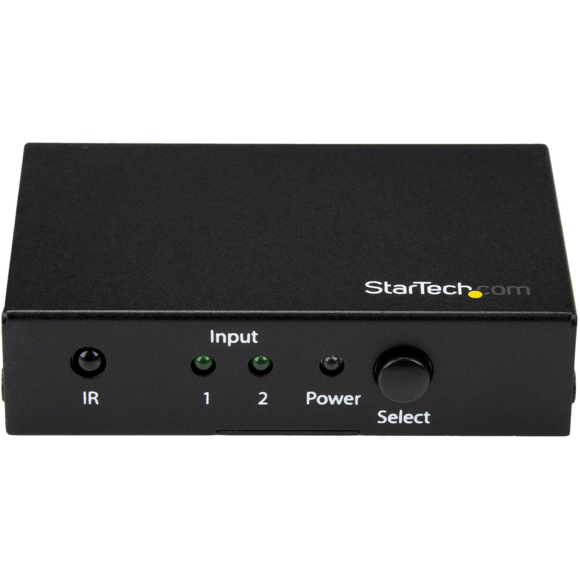 StarTech.com VS221HD20 2-Port HDMI Switch - Ultra HD 4K 60Hz, Easy HDMI Switch Box for TVs and Displays