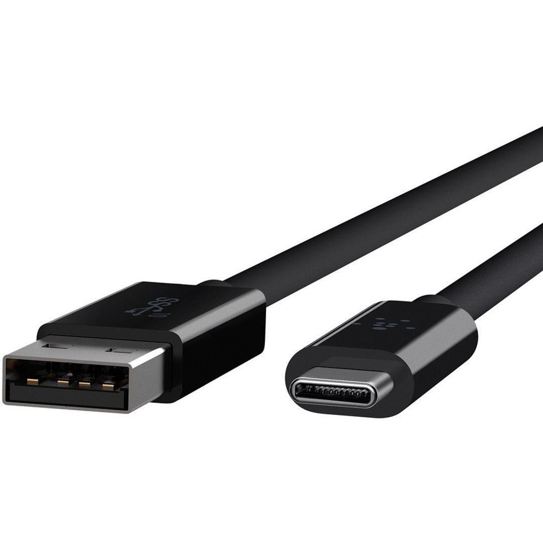 Belkin B2C006-1M-BLK USB Data Transfer Cable, 3 ft, Reversible, 10 Gbit/s, Notebook