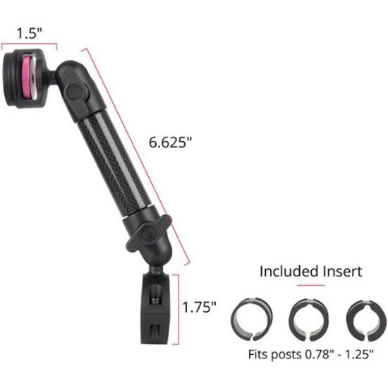 The Joy Factory MMU118 MagConnect Pole Mount Only, iPad Tablet Holder with 9 lb Maximum Load Capacity