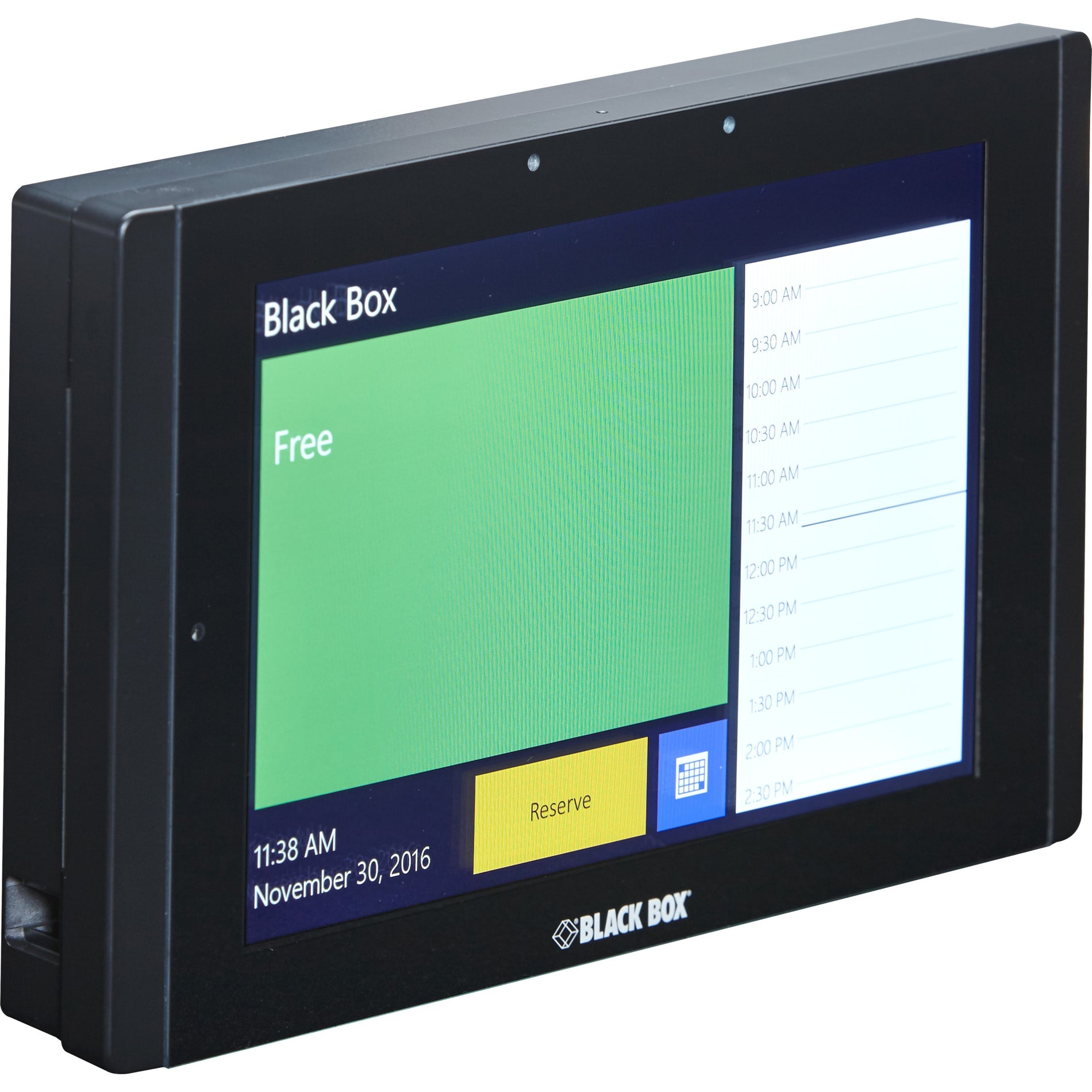 Black Box RS-TOUCH7-M Room Scheduler - 7" On-Wall, TAA Compliant, 3 Year Warranty