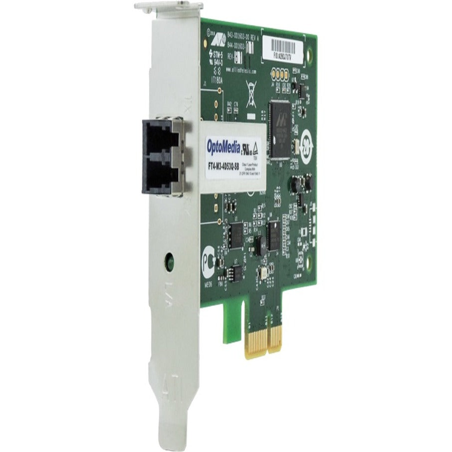 Allied Telesis AT-2914SX/LC-901 1000SX LC PCI Express x1 Adapter Card, Gigabit Ethernet Card