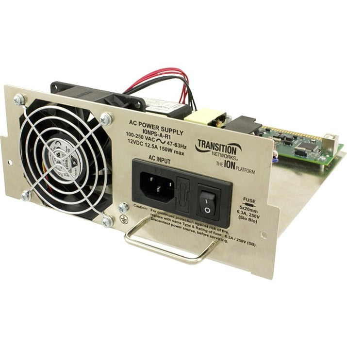 Transition Networks IONPS-A-R1-NA AC Power Supply Module For The ION Platform, 300W Output Power, 12V AC