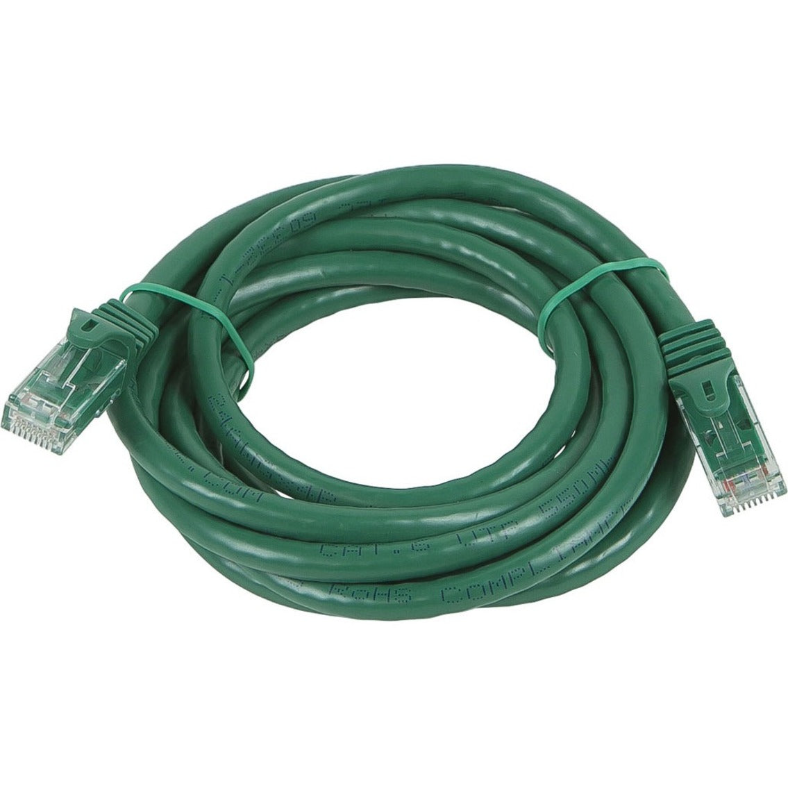 Monoprice 11384 FLEXboot Series Cat5e 24AWG UTP Ethernet Network Patch Cable, 7ft Green