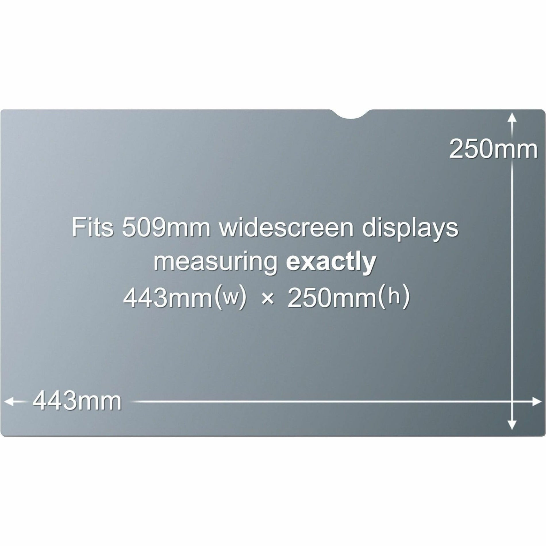 3M PF200W9B Privacy Filter for Widescreen 20", Black - Easy to Apply, Easy to Remove, Easy Clean, Reversible Glossy-to-Anti-glare, Limited Viewing Angle, Blue Light Reduction