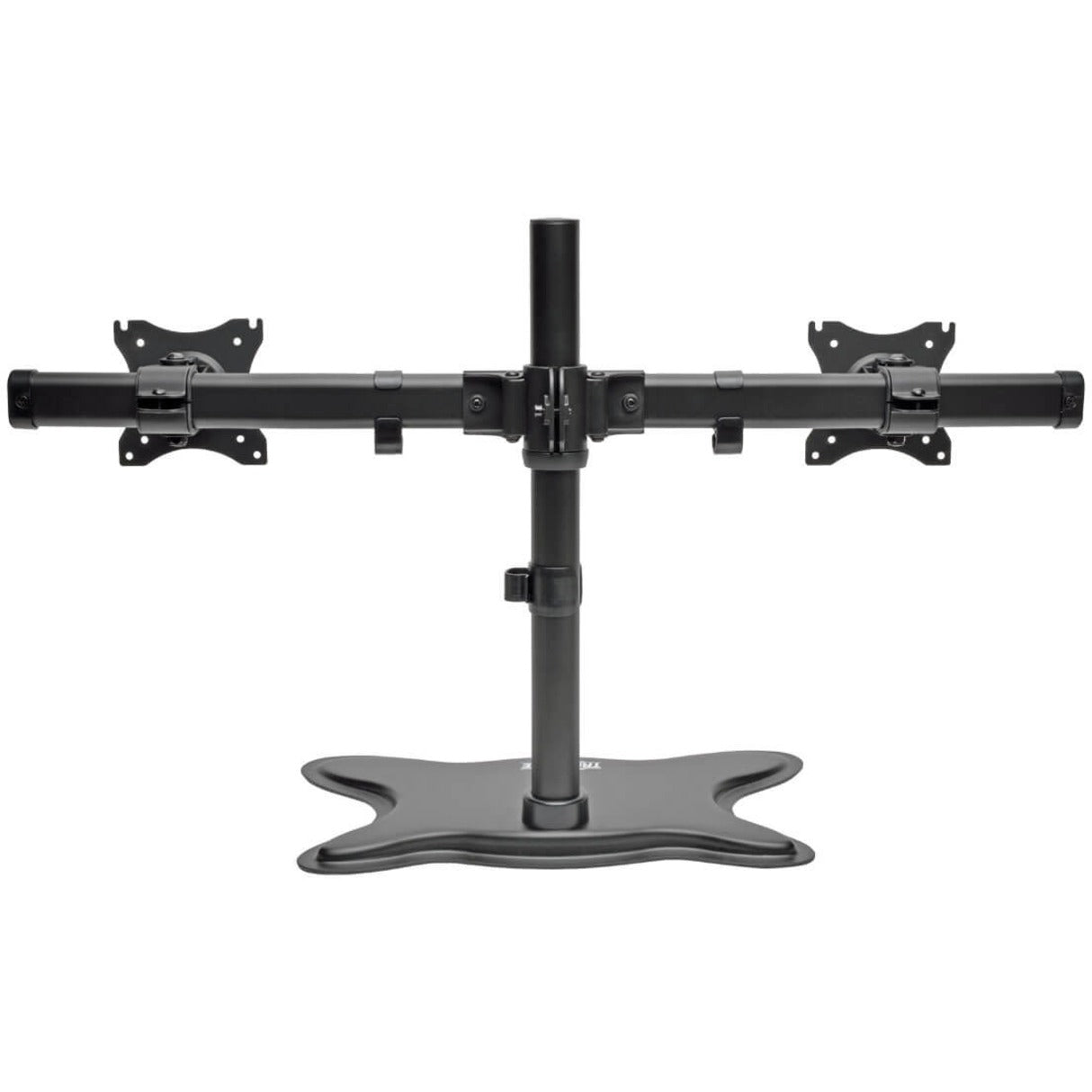 Tripp Lite DDR1327SDD Dual-Monitor Desktop Mount Stand for 13" to 27" Flat-Screen Displays, Comfortable, Adjustable Arm, Cable Management, Black