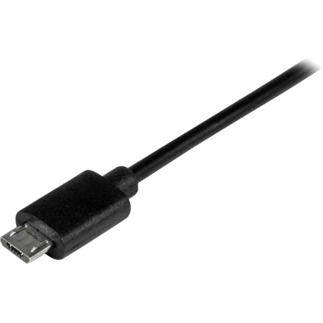 StarTech.com USB2CUB2M USB-C to Micro-B Cable - M/M - 2m (6 ft.), USB 2.0 Charge Cable, Reversible, Black