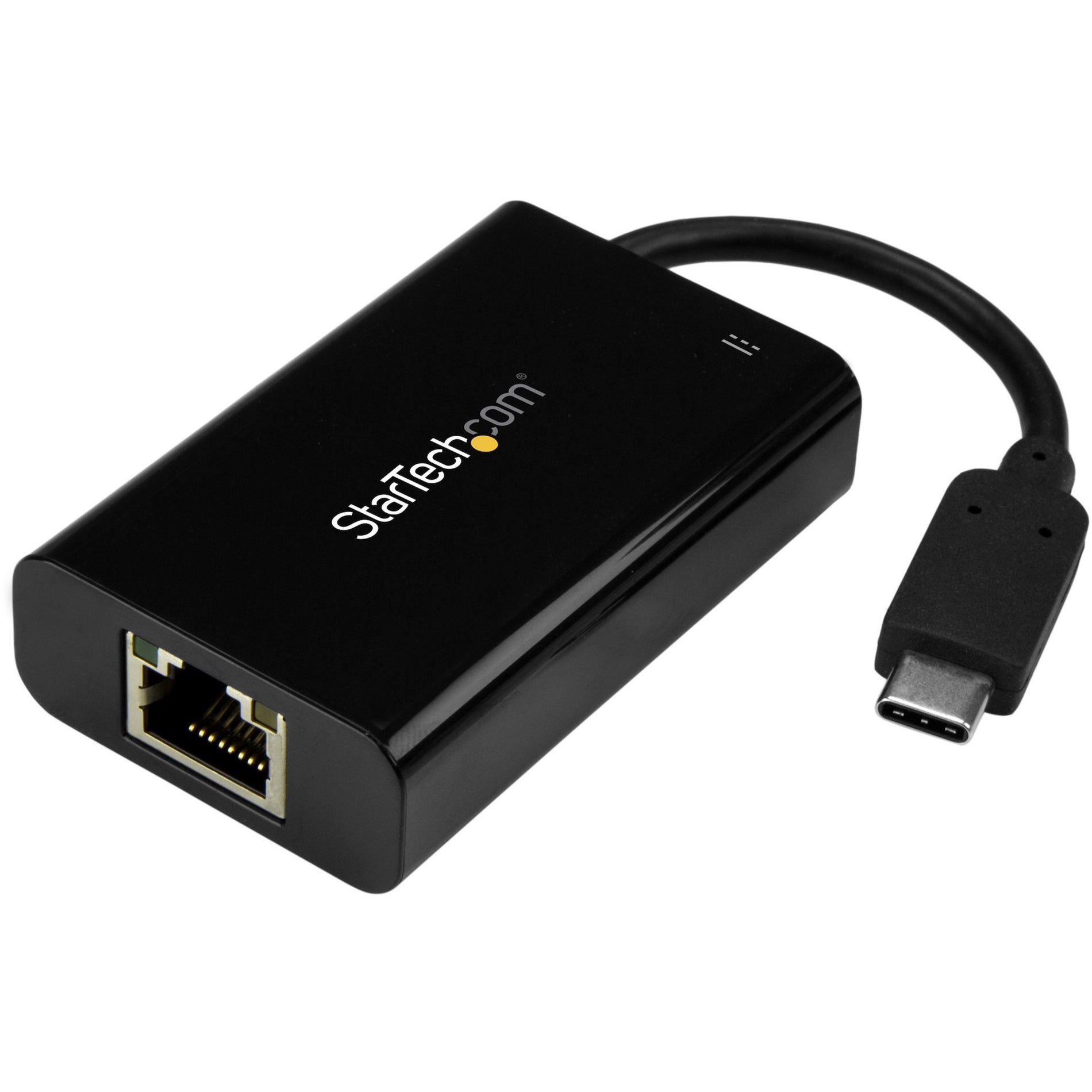 StarTech.com US1GC30PD USB-C to Ethernet Adapter with PD Charging, Gigabit Ethernet Network Adapter