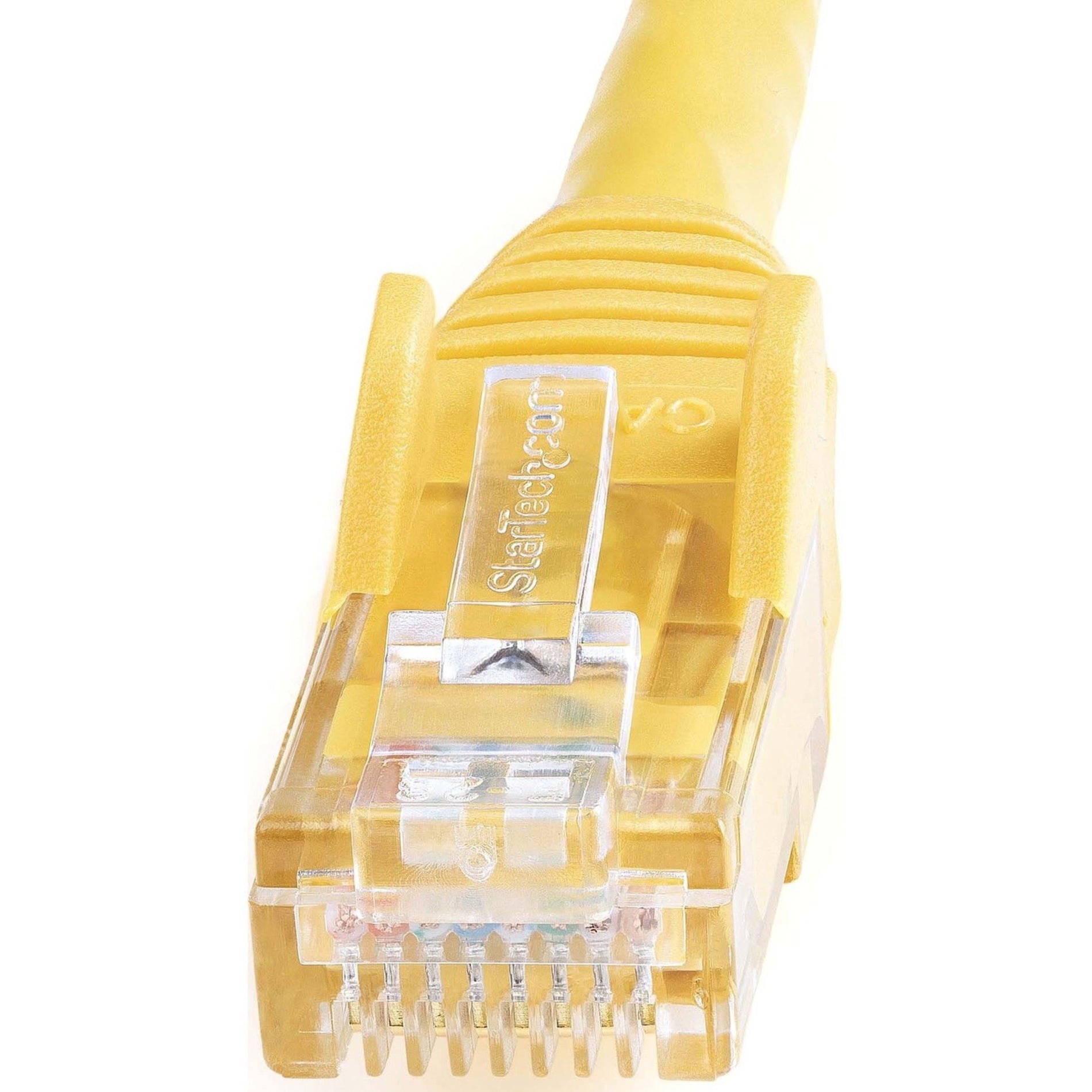 StarTech.com N6PATCH30YL Cat6 Patch Cable, 30ft Yellow Ethernet Cable, Snagless RJ45 Connectors