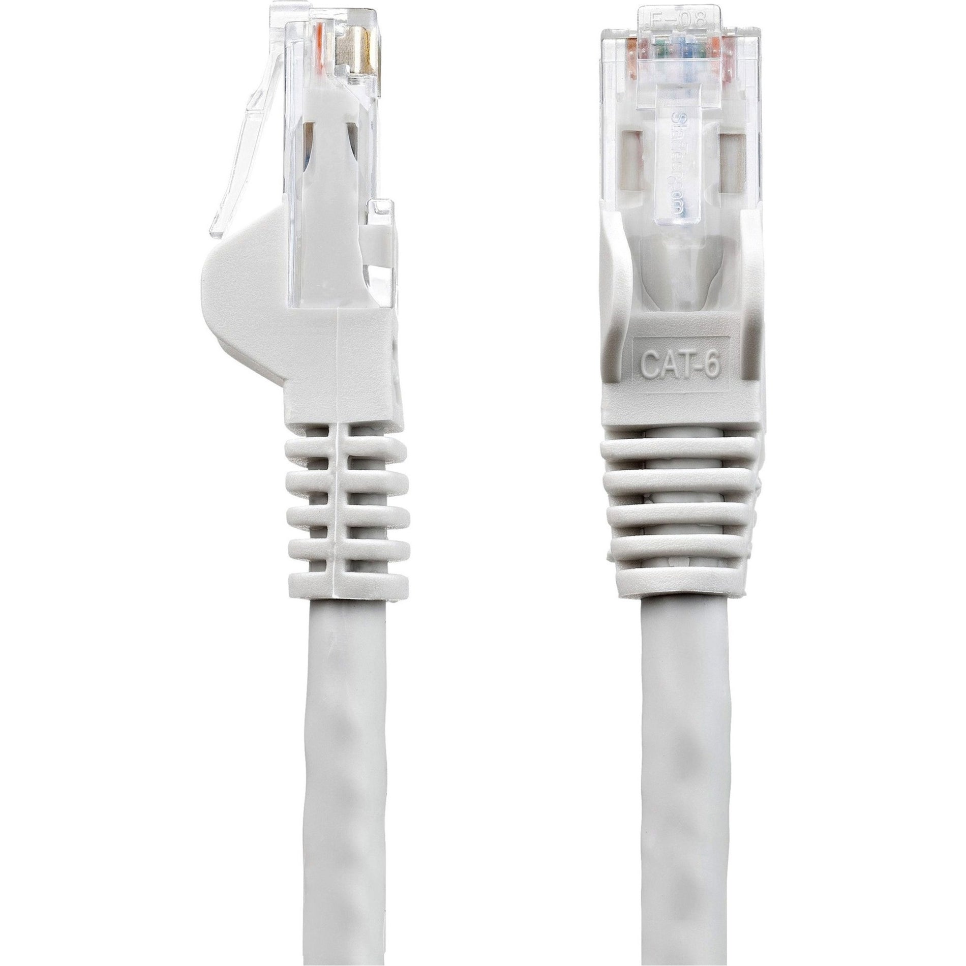 StarTech.com N6PATCH6INGR Cat6 Patch Cable, 6in Gray, Snagless RJ45 Connectors
