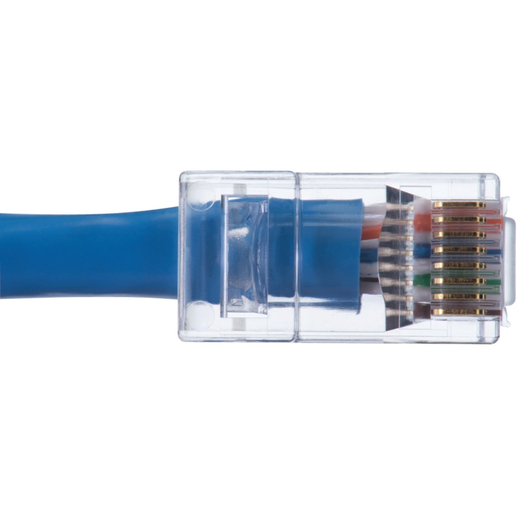 IDEAL 85-377 CAT6 Feed-Thru RJ-45 Modular Plugs 100/Bag, Network Connector with Strain Relief
