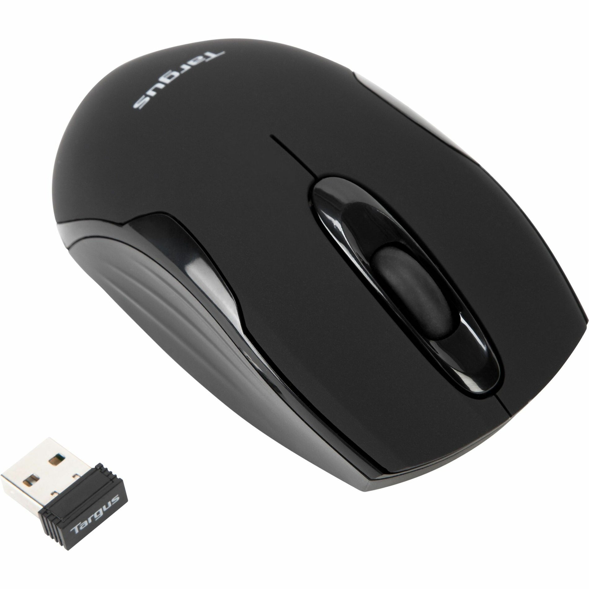 Targus AMW575TT W575 Wireless Mouse, Radio Frequency, 1600 dpi, USB Receiver, 1 Year Warranty
