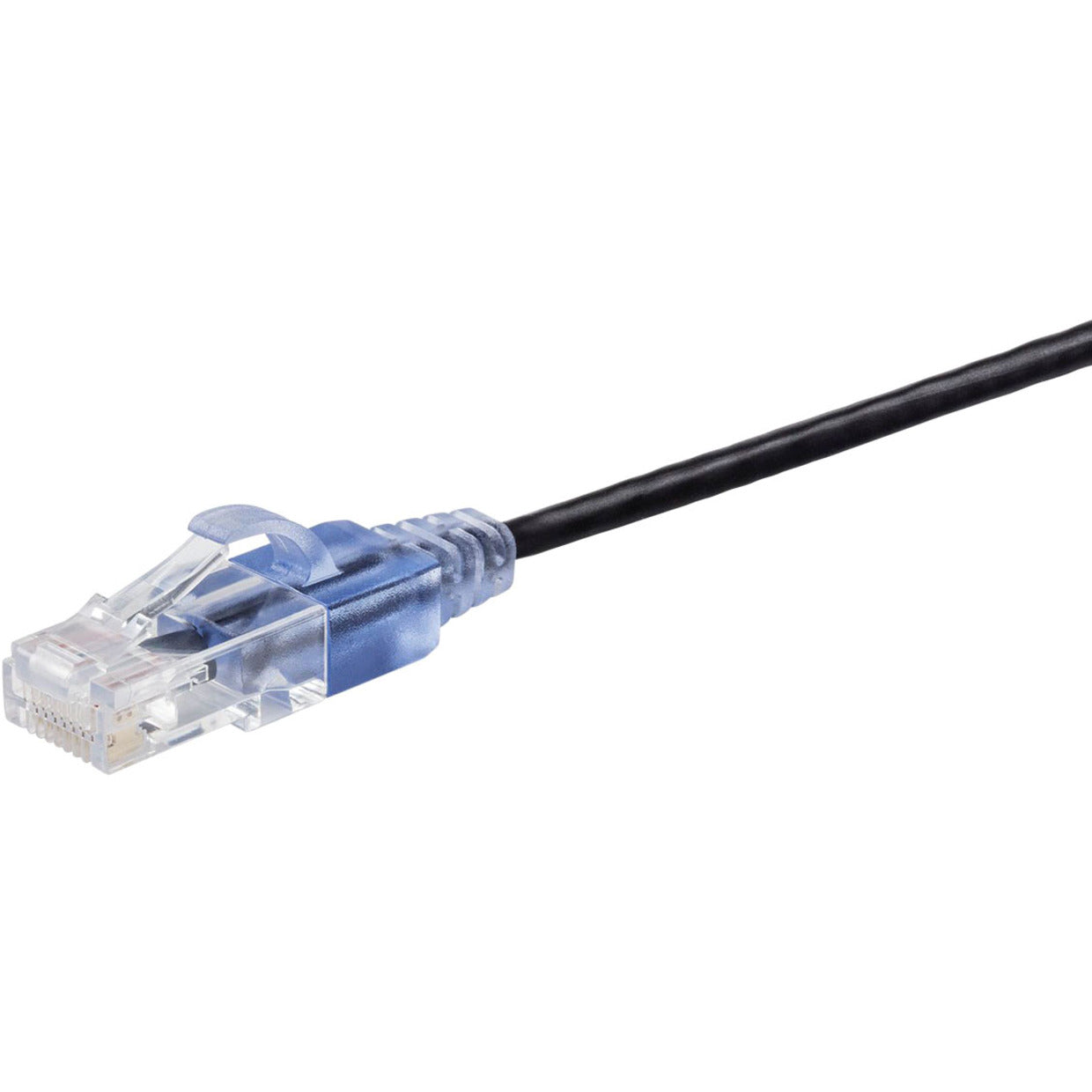 Monoprice 15129 SlimRun Cat6A Ethernet Network Patch Cable 3ft Black, 5-Pack