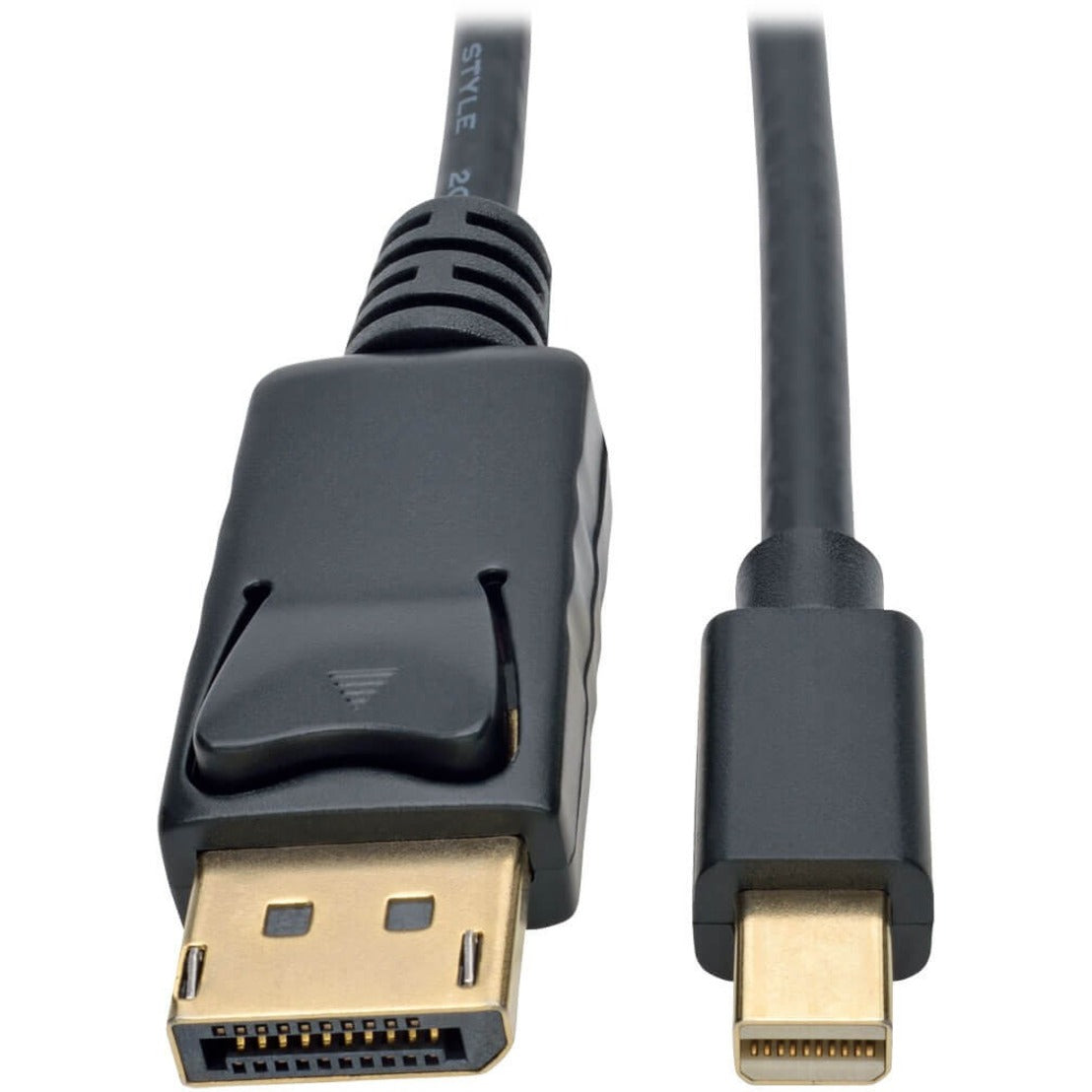 Tripp Lite P583-006-BK DisplayPort/Mini-DisplayPort Audio/Video Cable, 6ft. Black, Corrosion Resistant, Flexible, Strain Relief