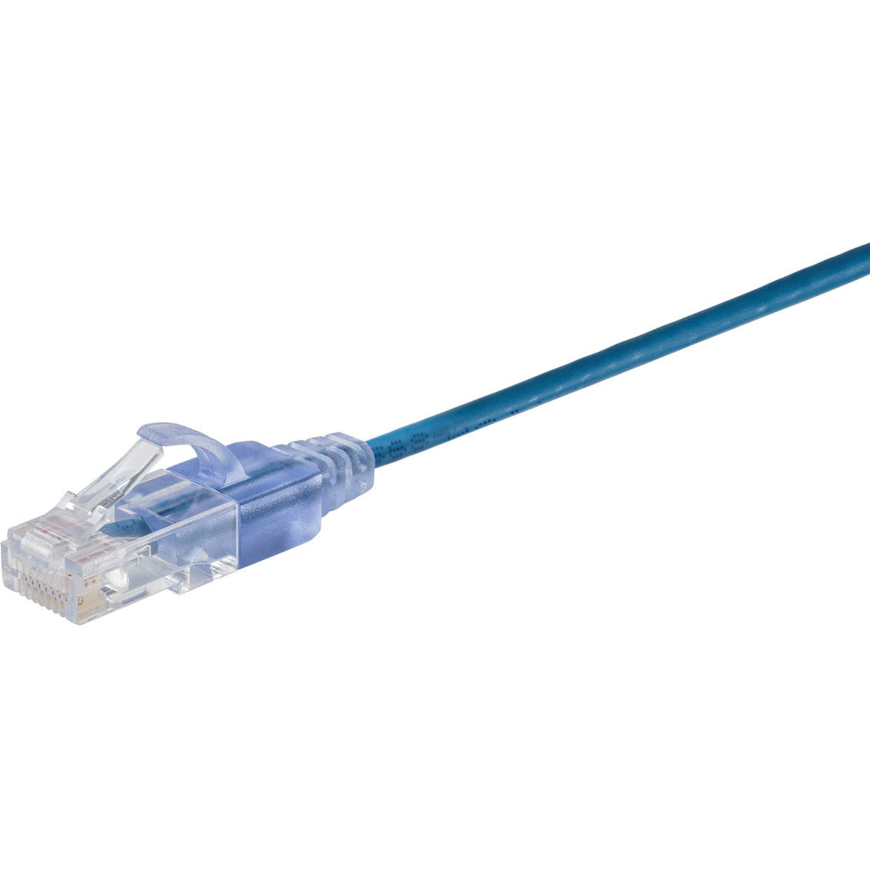Monoprice 15142 SlimRun Cat6A Ethernet Network Patch Cable 10ft Blue, 5-Pack
