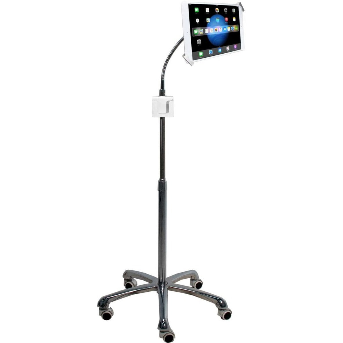 CTA Digital PAD-SHFS Heavy-Duty Security Gooseneck Stand 7-13" Inch Tablets, 360 Rotate