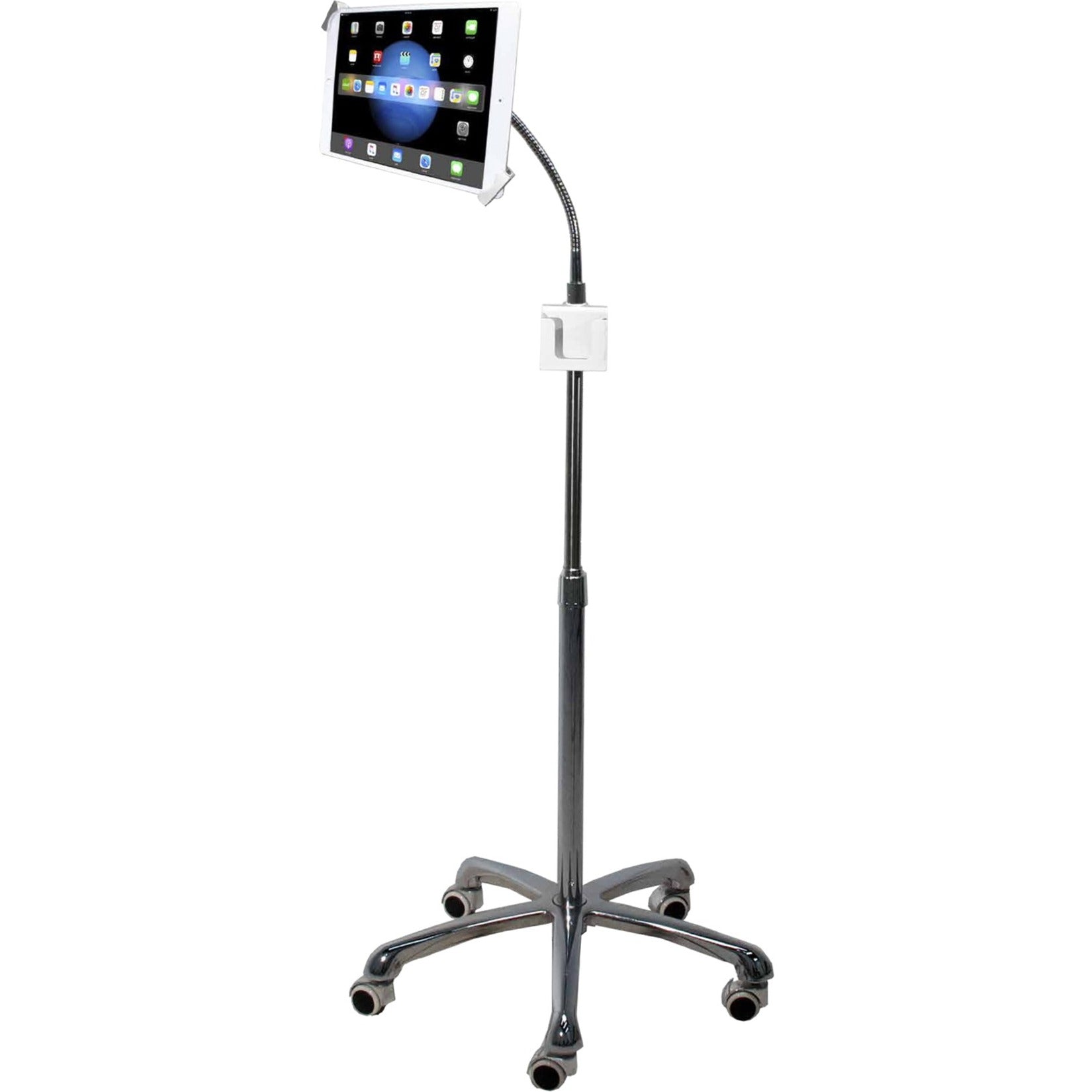 CTA Digital PAD-SHFS Heavy-Duty Security Gooseneck Stand 7-13" Inch Tablets, 360 Rotate