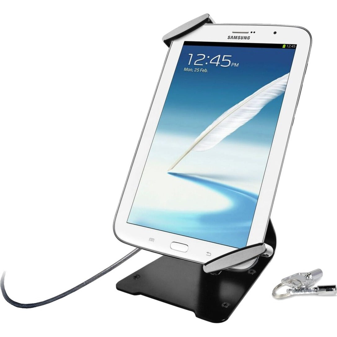 CTA Digital PAD-UATGS Universal Anti Theft Security Grip Stand for Tablets & iPad, Adjustable Angle, Heavy Duty
