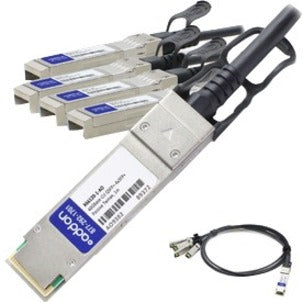 AddOn X66120-1-AO QSFP+/SFP+ Network Cable, 40GBASE-CU DAC, 3.30 ft