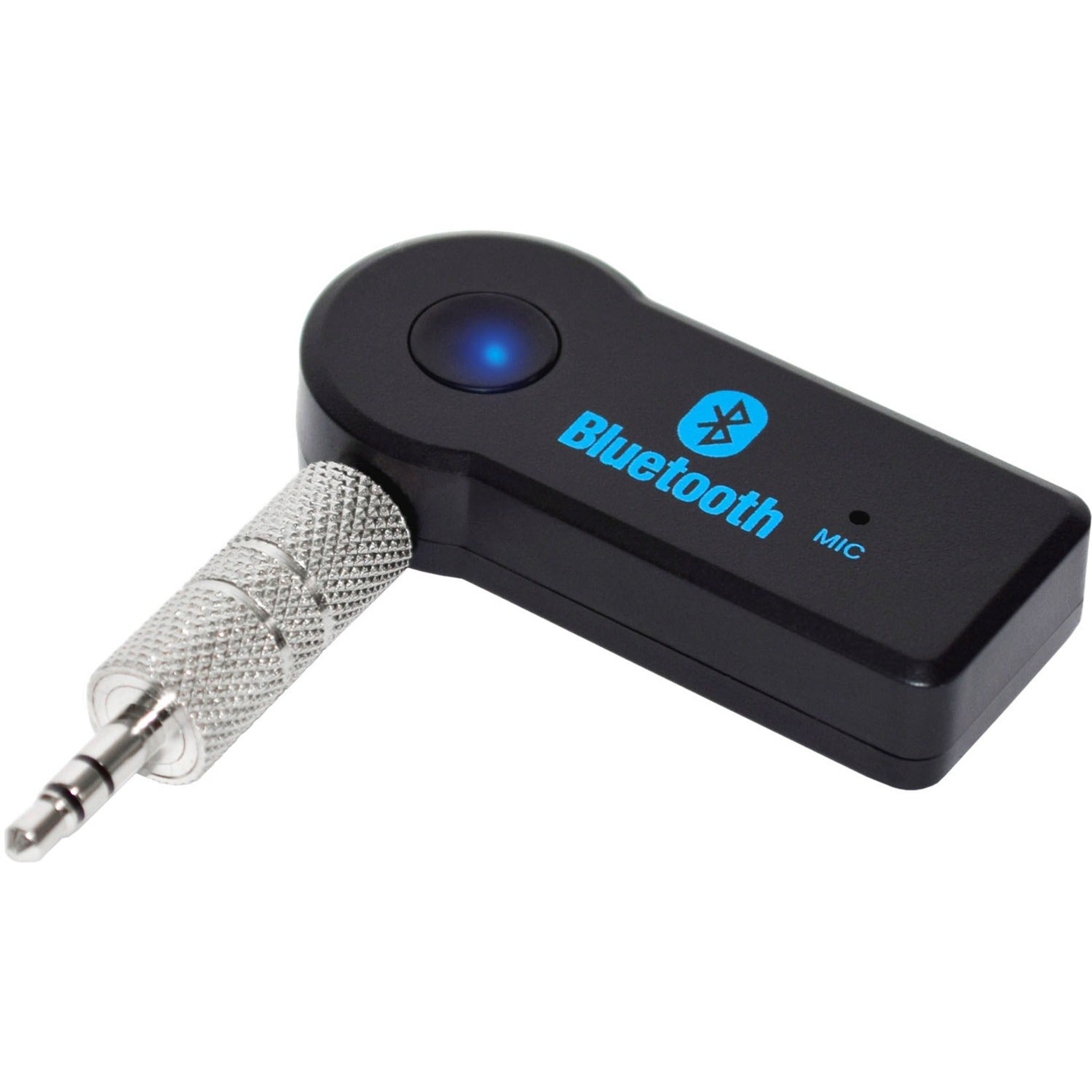 Premiertek BT-3035 Wireless Bluetooth 3.5mm AUX Audio Stereo Music Home Car Receiver Adapter w/Mic, 1 Year Limited Warranty