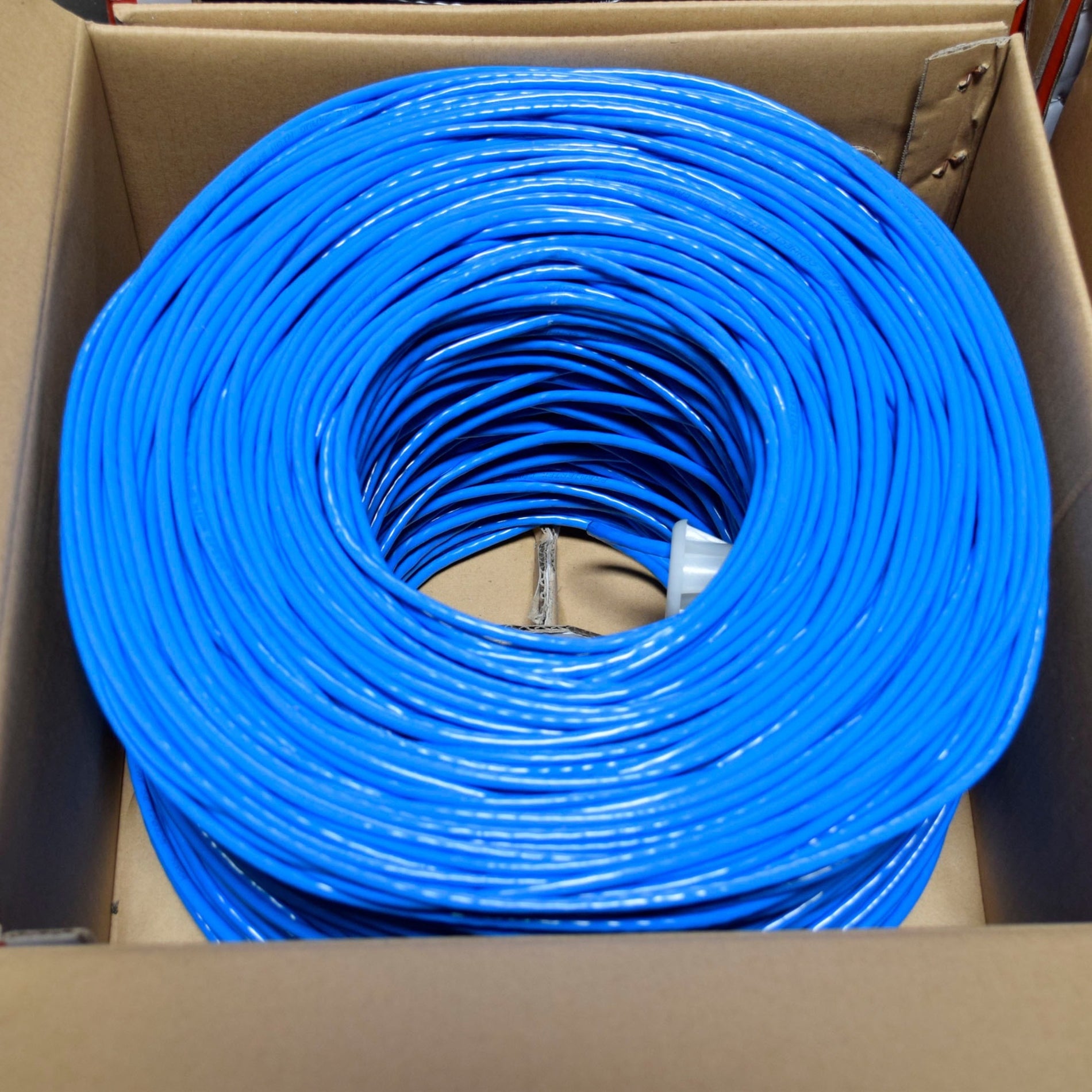 Premiertek CAT5E-1KFT-BL Cat5e Bulk Cable 1000ft (Blue), Lead-free, 1 Gbit/s Data Transfer Rate