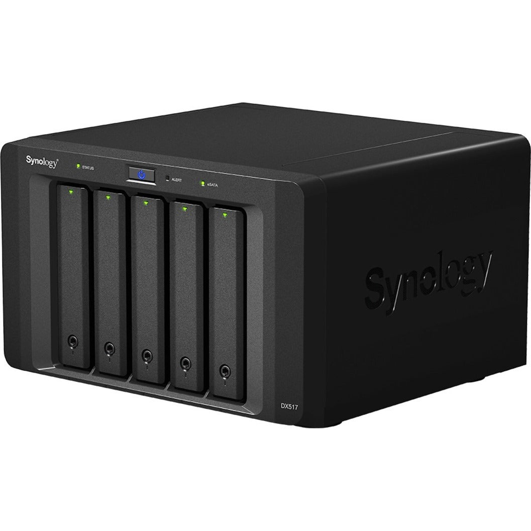 Synology DX517 Drive Enclosure - eSATA Host Interface External, Expand Your Storage Capacity Effortlessly