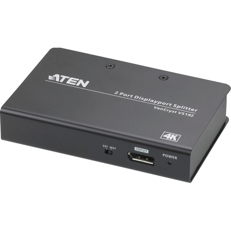 ATEN VS192 2-Port 4K DisplayPort Splitter, TAA Compliant