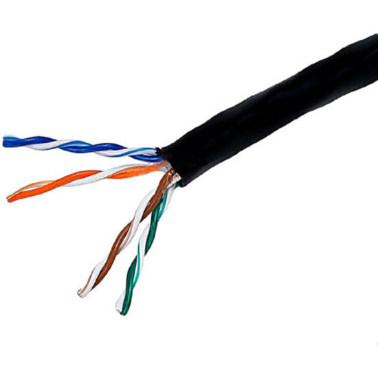 Monoprice 886 Cat. 5e UTP Network Cable, 1000 ft, Stranded, 24 AWG, Black