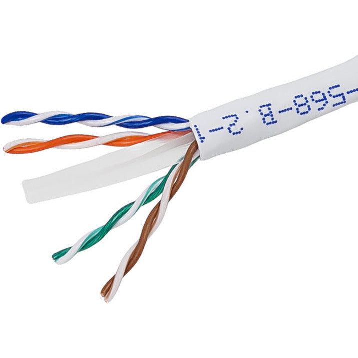 Monoprice 2273 Cat. 6 UTP Network Cable, 1000 ft, Stranded, 24 AWG, White