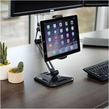 StarTech.com ARMTBLTDT Adjustable Tablet Stand with Arm - Wall-Mountable, Pivot, Rotate, 360° Rotation, Tablet and Smartphone Holder