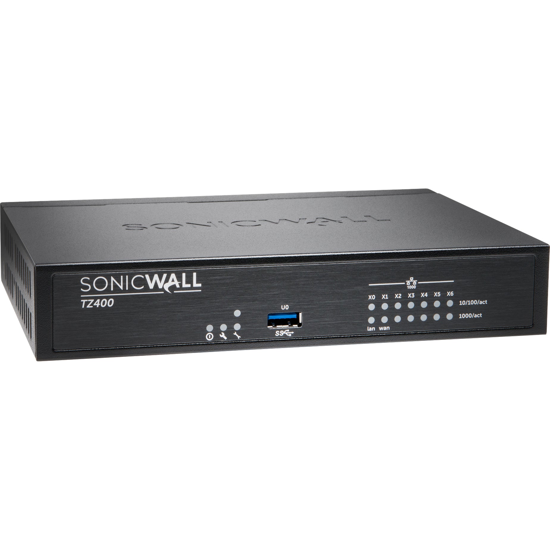 SonicWall 01-SSC-1740 TZ400 Network Security/Firewall Appliance, 7 Ports, AES Encryption, Gigabit Ethernet