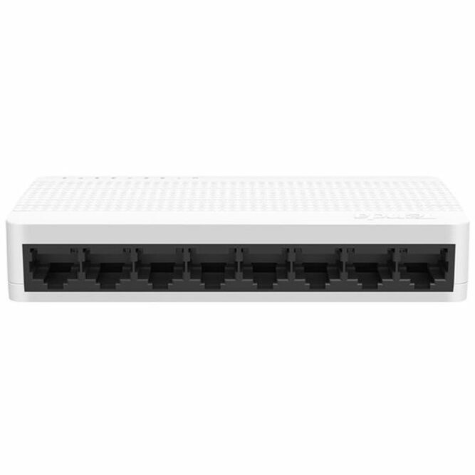 Tenda S108 V8.0 8-Port 10/100 Mbps Desktop Switch, Easy Plug-and-Play Ethernet Switch