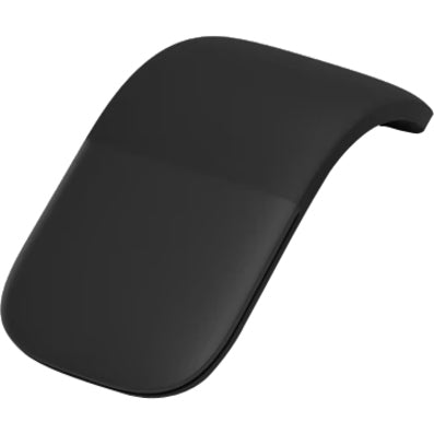 Microsoft FHD-00016 Arc Mouse (Black), Bluetooth Wireless Mouse with Scroll Plane, BlueTrack Technology, 1000 dpi Movement Resolution