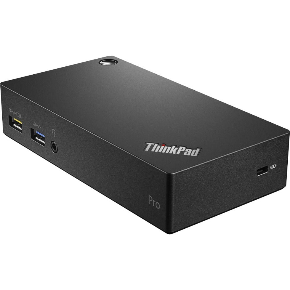 Lenovo 40A70045US ThinkPad USB 3.0 Pro Dock-US, Enhanced Connectivity and Convenience