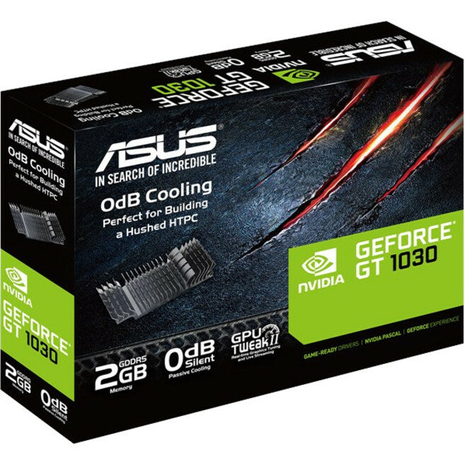 ASUS GeForce GT 1030 Low-Profile Graphic Card, 2GB GDDR5,
