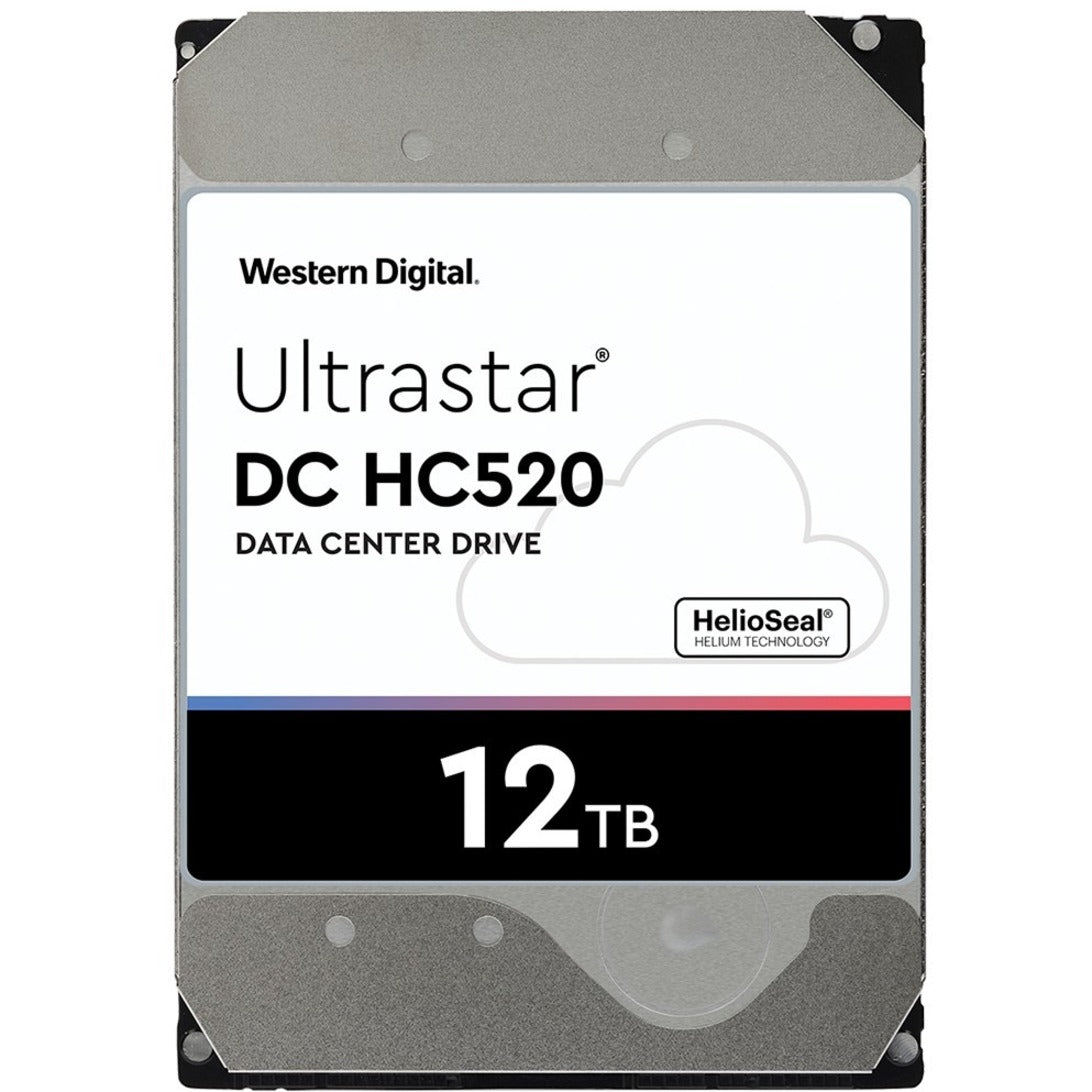 Western Digital 0F30146 Ultrastar DC HC520 SATA HDD 12TB, 7200 RPM, 256MB Buffer, 5 Year Warranty