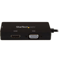 StarTech.com USB-C Multiport Video Adapter - 3-in-1 USB Type-C Video Adapter - USB-C to VGA, DVI, HDMI - 4K 30 Hz - CDPVGDVHDBP (CDPVGDVHDBP) Alternate-Image2 image