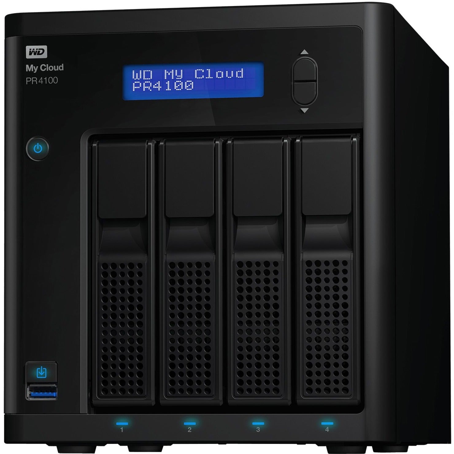 WD My Cloud Pro Series PR4100 Media Server with Transcoding, NAS - Network Attached Storage [Discontinued]