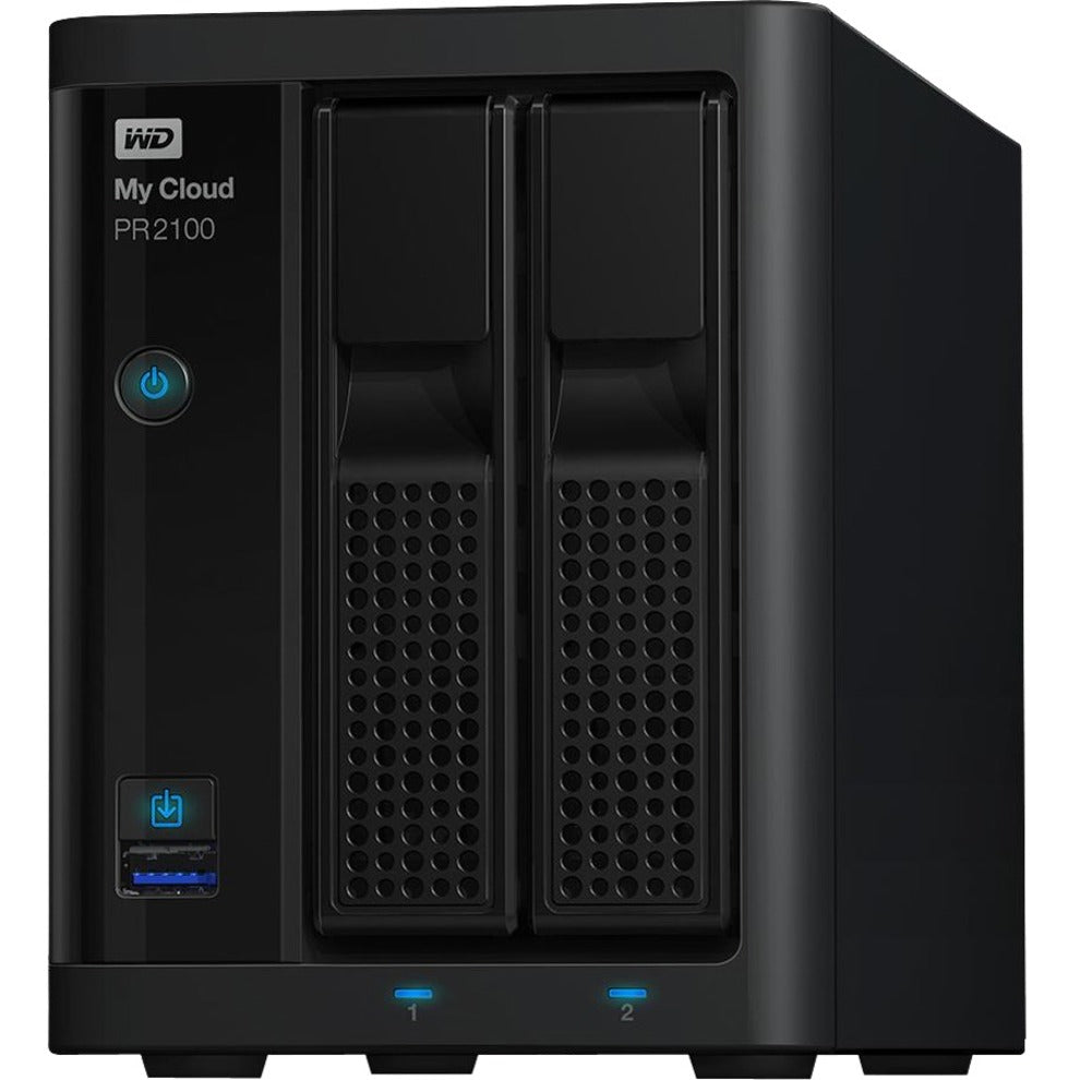 WD 20TB My Cloud Pro Series PR2100 Media Server with Transcoding, NAS - Network Attached Storage [Discontinued]