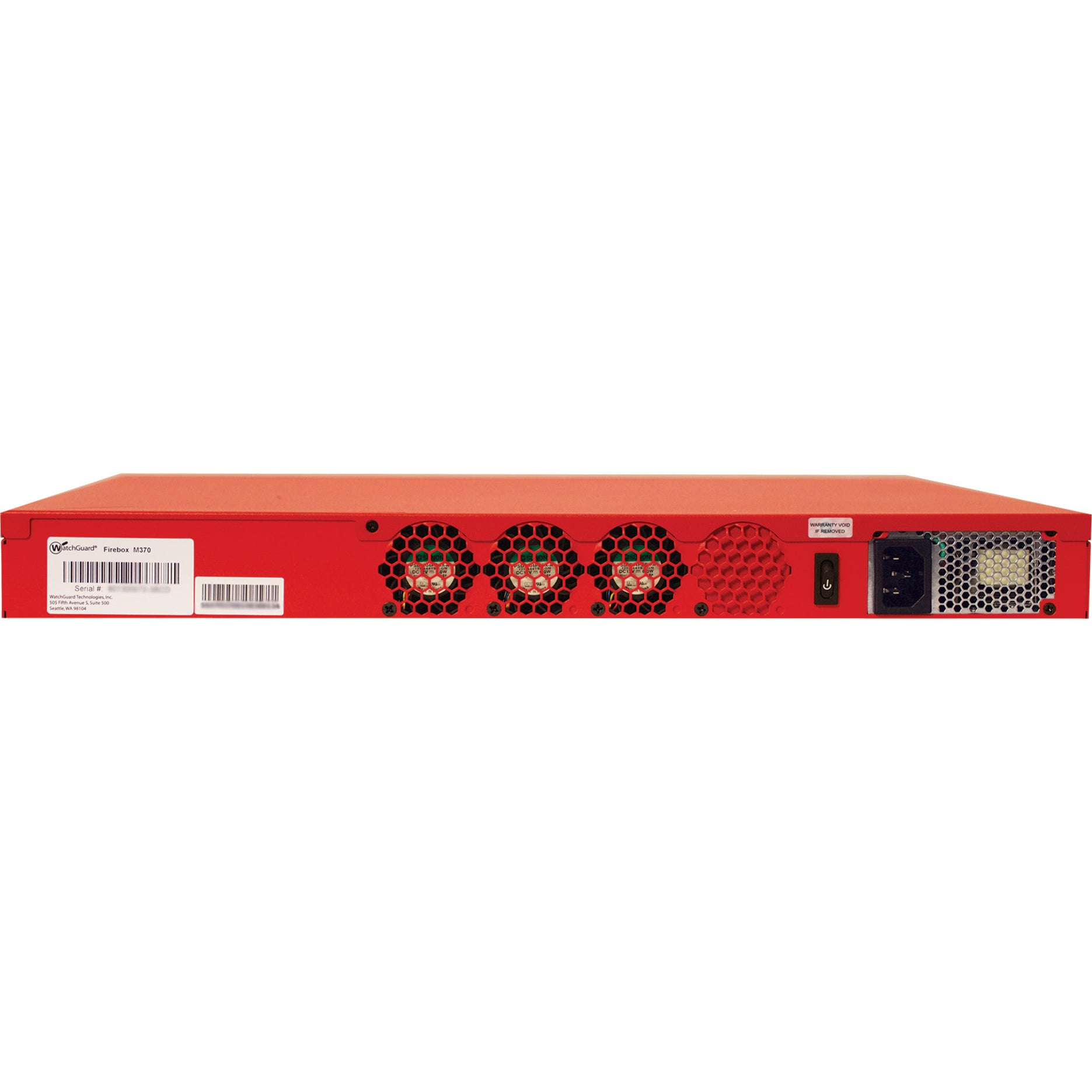 WatchGuard WGM37693 Firebox M370 Network Security/Firewall Appliance, Rack-mountable
