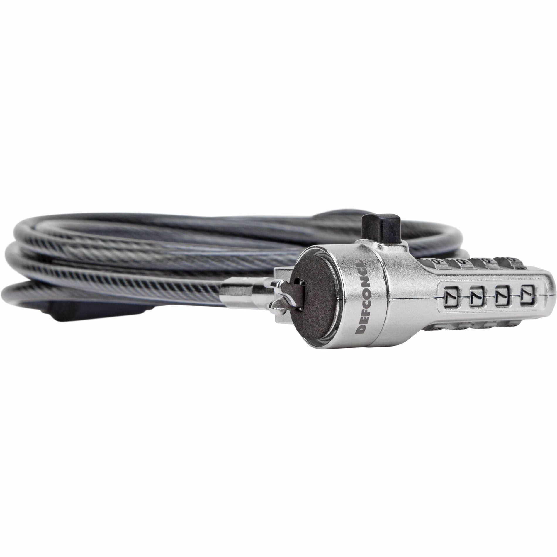 Targus ASP66GLX DEFCON Cable Lock, Combination Lock, 6.50 ft Cable Length, Resettable