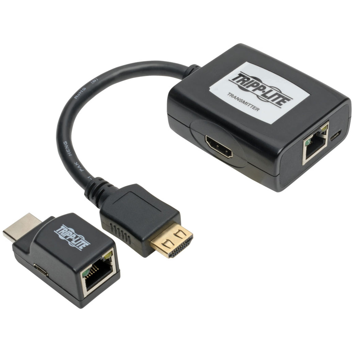 Tripp Lite B126-1P1M-U-POC HDMI über Cat5/Cat6 Extender Kit Power über Kabel 1080p @ 60 Hz TAA