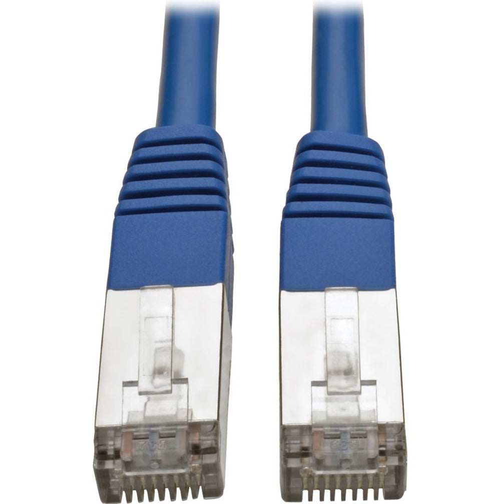 Tripp Lite by Eaton N105-006-BL Cat5e 350 MHz Molded Shielded STP Patch Cable (RJ45 M/M), Blue, 6 ft., Flexible and EMI/RF Protected