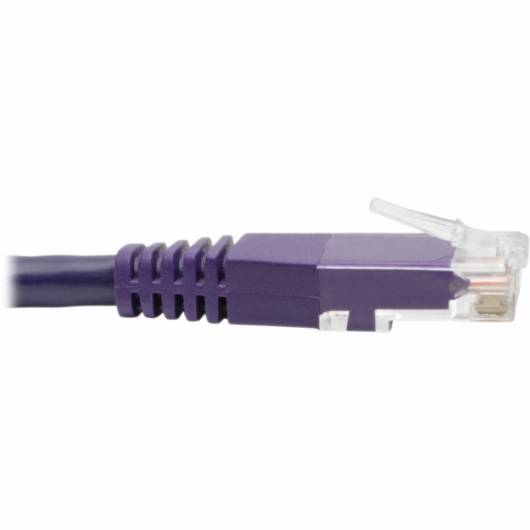 Tripp Lite N200-006-PU Premium RJ-45 Patch Network Cable, 6 ft, 1 Gbit/s Data Transfer Rate, Purple