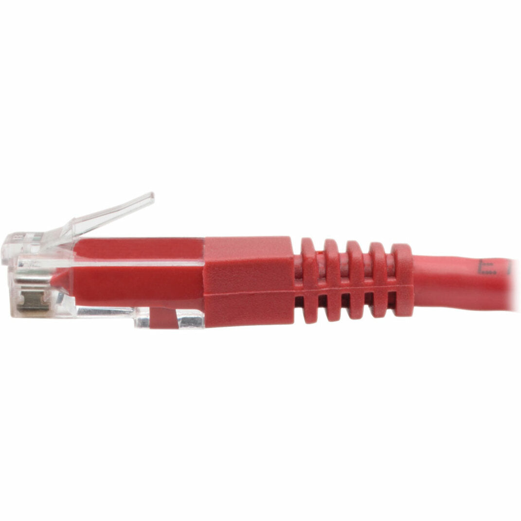 Tripp Lite N200-010-RD Premium RJ-45 Patch Network Cable, 10 ft, 1 Gbit/s Data Transfer Rate, Red