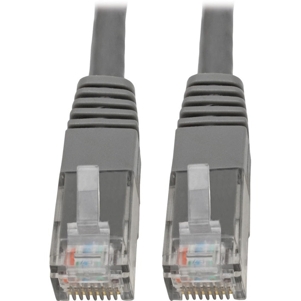 Tripp Lite N200-020-GY Premium RJ-45 Patch Network Cable, 20 ft, 1 Gbit/s Data Transfer Rate, Gray