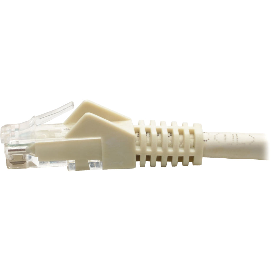 Tripp Lite N201-004-WH Cat.6 UTP Patch Network Cable, 4 ft, Gigabit, Snagless, White