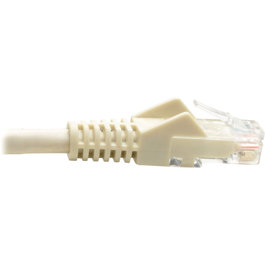 Tripp Lite N201-004-WH Cat.6 UTP Patch Network Cable, 4 ft, Gigabit, Snagless, White