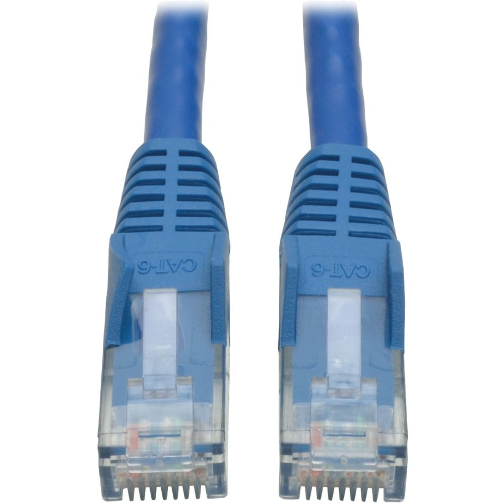 Tripp Lite N201-008-BL Cat.6 UTP Patch Network Cable, 8 ft, Gigabit, Snagless, Blue