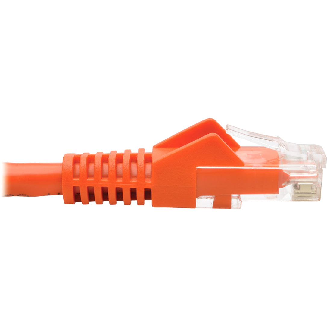 Tripp Lite N201-035-OR Cat.6 UTP Patch Network Cable, 35 ft, Gigabit, Snagless, Orange