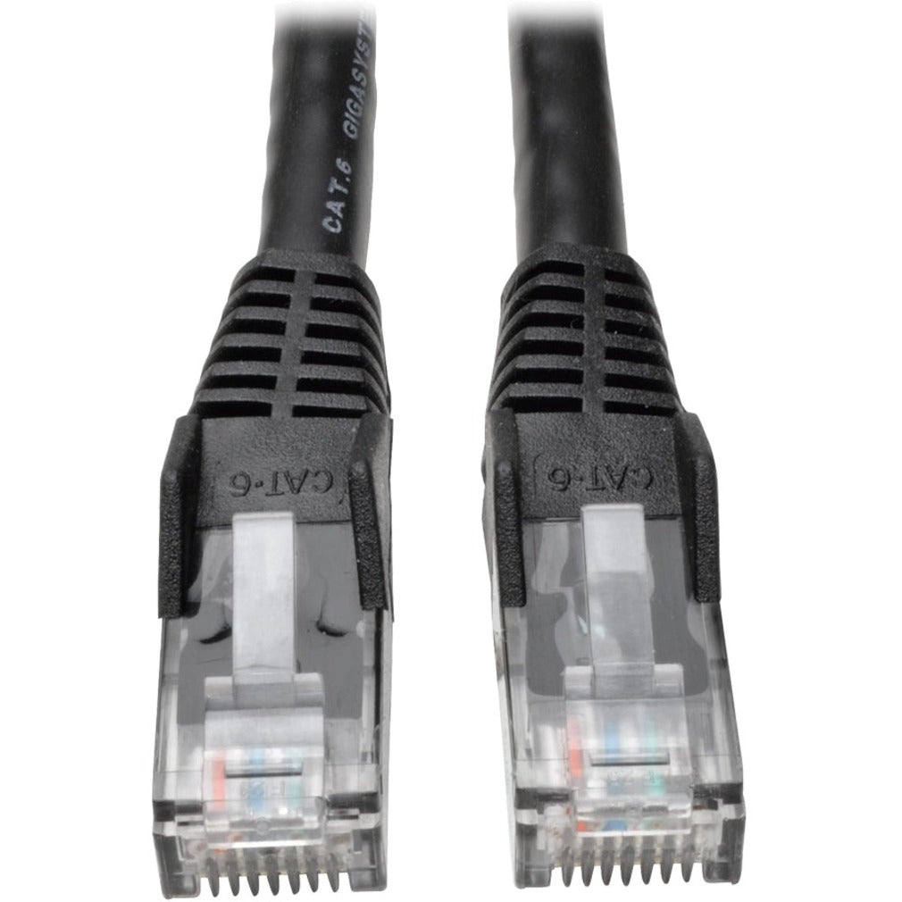 Tripp Lite by Eaton N201-075-BK Cat.6 UTP Patch Network Cable, 75 ft Black Gigabit Ethernet Cord